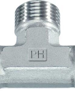 Racor en T ajustable 10L acero inox.