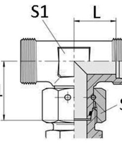 "T" simétrica ajustable 50 uds. 4 "T" simétrica ajustable 50 uds.