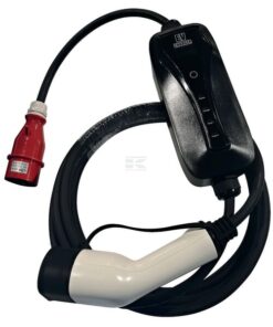 Cable de carga EV, tipo 2, enchufe CEE, 11 kW, 16 A, 5 m