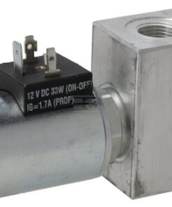 Válvula eléctr. 2/2 12 V Nº cer. 3/8" BSP