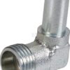 Codo ajustable 8S acero inox.