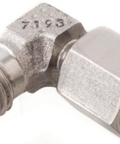 Codo ajustable 6L acero inox.