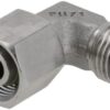 Codo ajustable 18L acero inox.