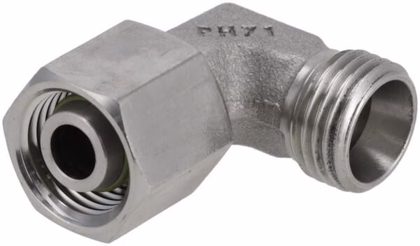 Codo ajustable 15L acero inox. 1 Codo ajustable 15L acero inox.