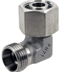 Codo ajustable 12L acero inox.