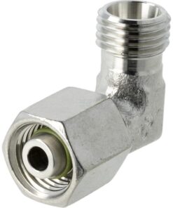 Codo ajustable 8L acero inox.