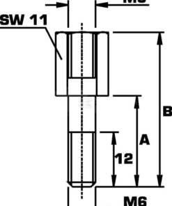 Perno M6x28