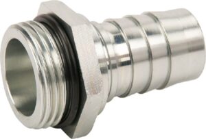 Espiga para manguera 25mm, rosca macho BSP 1"