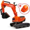Excavadora KubotaKX080-4α2, con asiento de apertura y casco