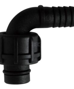 Racor para manguera Hembra 1" BSP/19mm 90°