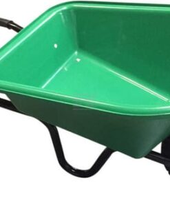 Carretilla verde de niños