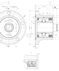 Unidad de soporte de cubo para disco de grada, SKF