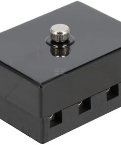 Caja de fusibles cerámica 4 vías, 12/24 V, terminales de tornillo
