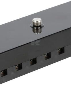 Caja de fusibles cerámica 8 vías, 12/24 V, terminales roscados