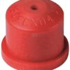 Tobera, cono completo, 5 chorros FCX 80° 04 rojo plástico Hypro