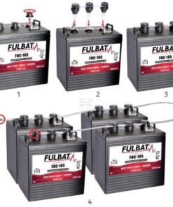 Kit de llenado 48V (para 6 baterías 8V) 3 Kit de llenado 48V (para 6 baterías 8V)