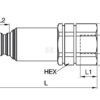 Ins. rosca exte. 1/2" sobre.