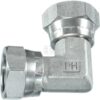Swivel Adaptor F/F 1/2" BSP 90° SS