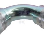 Adaptador acodado con 2x tuerca 3/4 BSP