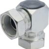 Adaptador acodado con 2x tuerca 3/4 BSP