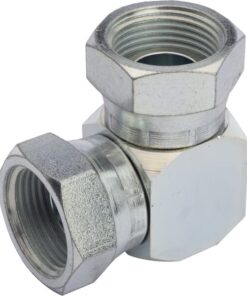 Adaptador acodado con 2x tuerca 3/4 BSP 11 Adaptador acodado con 2x tuerca 3/4 BSP