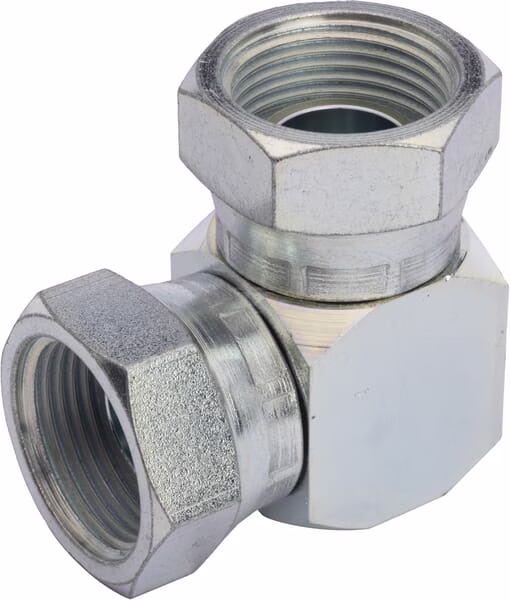Adaptador acodado con 2x tuerca 3/4 BSP 5 Adaptador acodado con 2x tuerca 3/4 BSP