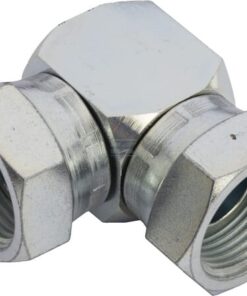 Adaptador acodado con 2x tuerca 3/4 BSP 12 Adaptador acodado con 2x tuerca 3/4 BSP