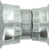 Adaptador giratorio H/H 1/2" x 3/8" BSP acero inox.