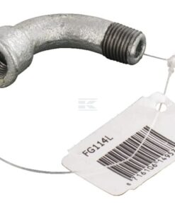 Codo 90° hemb/macho galv. 1/4"