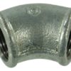 Codo 45° cincado H/H 1 1/4"