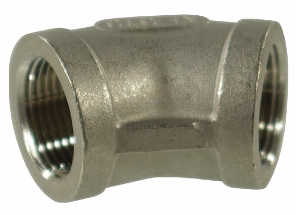 Codo 45° inox 2xH 3/4" 1 Codo 45° inox 2xH 3/4"