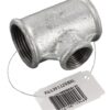 Pieza en T galvanizada 1"x1/2"
