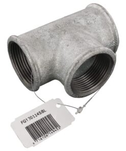 Pieza en T galvanizada 1 1/4"