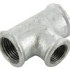 Pieza en T cincada 1/2"x3/8"