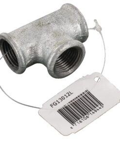 Pieza en T galvanizada 1/2"