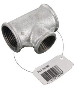 Pieza en T galvanizada 1"x3/4"