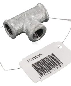 Pieza en T galvanizada 1/4"