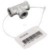 Pieza en T galvanizada 1/8"