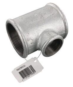 Pieza en T galvanizada 2"x1"