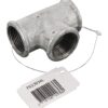 Pieza en T galvanizada 3/4"