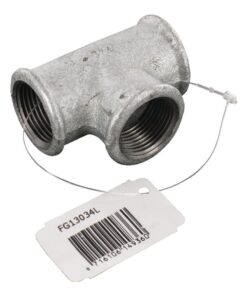 Pieza en T galvanizada 3/4"