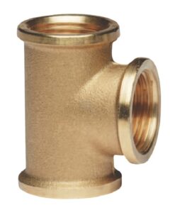 Pieza en T de latón 3xH 1"x3/4"x1"