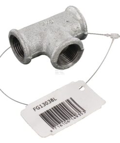 Pieza en T galvanizada 3/8"