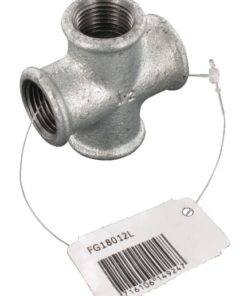Tubo en cruz galv. hem 1/2"