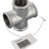 Rac. 4 vías cincado 4xH 3/4" 4 Rac. 4 vías cincado 4xH 3/4"