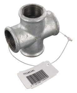 Rac. 4 vías cincado 4xH 3/4"