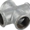 Tubo en cruz galv. hem 3/4"