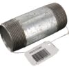 Racor p.tub.galv. 1 1/2"x100mm