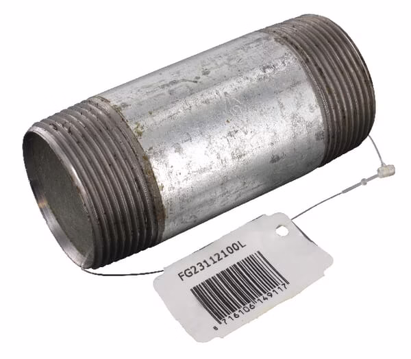 Racor p.tub.galv. 1 1/2"x100mm 1 Racor p.tub.galv. 1 1/2"x100mm