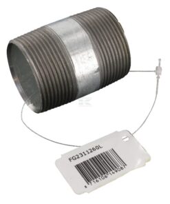 Racor p.tub.galv. 1 1/2"x60mm